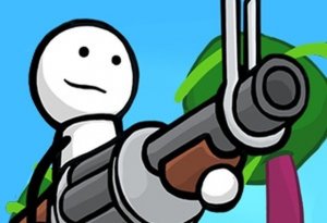One Water Blaster Stickman