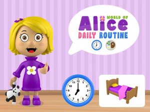 Alice Daily Routine Learning Game