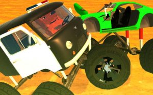 Monster Truck Off-Road Chase