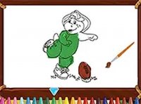 Barney Coloring Online Game