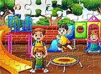 Playing Kids Jigsaw Puzzle Game Online
