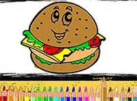Fast Food Coloring Book Online Game
