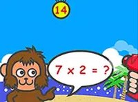 Monkey Multiple Math Game Online - Fun Multiplication Practice