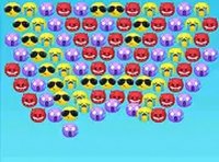 Emoji Bubble Shooter Online Puzzle Game