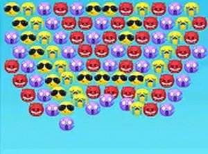 Emoji Bubble Shooter Online Puzzle Game