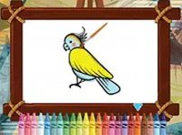 Exotic Birds Coloring Online Game
