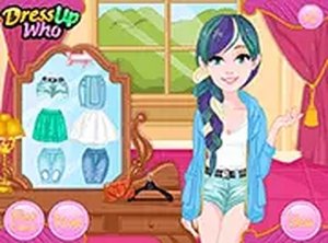 Denim Hairstyles Fashion Game Online