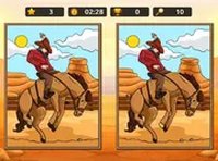 Spot the Difference: Wild West Puzzle Game Online
