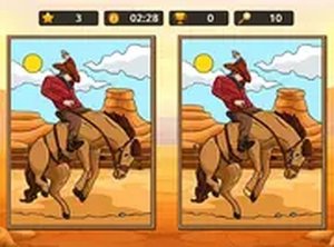 Spot the Difference: Wild West Puzzle Game Online