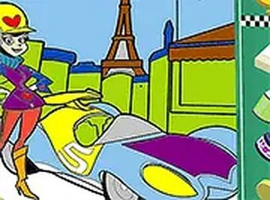 Wacky Races: Splash Art! Online Coloring Game