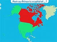 Capitals of North America Geography Quiz Game Online