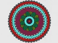 My Colorful Mandala Online Coloring Game