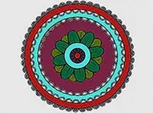 My Colorful Mandala Online Coloring Game