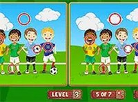 Soccer Differences Puzzle Game