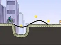 Draw the Bike Bridge Online Puzzle Game